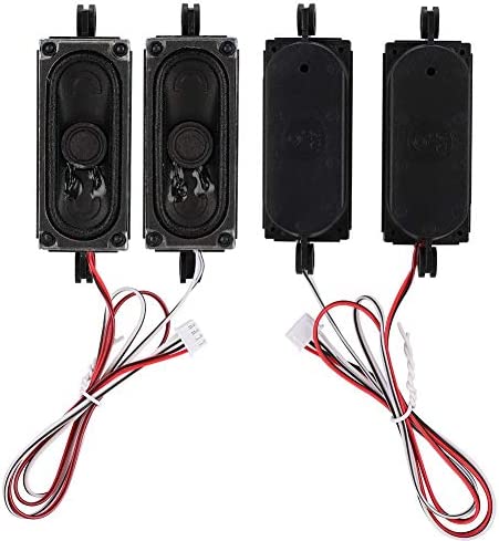 VBESTLIFE Lot de 2 enceintes 4 Ohm 5 W pour TV avec câble de raccordement de 40 cm pour téléviseur LCD/publicitaire Fiche Technique et Prix au Maroc
