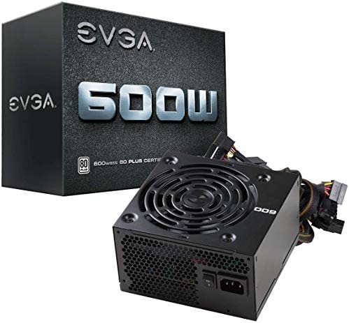 EVGA 600 W1, 80+ WHITE 600W, 3 Ans de Garantie, Alimentation PC 100-W1-0600-K2 Fiche Technique et Prix au Maroc
