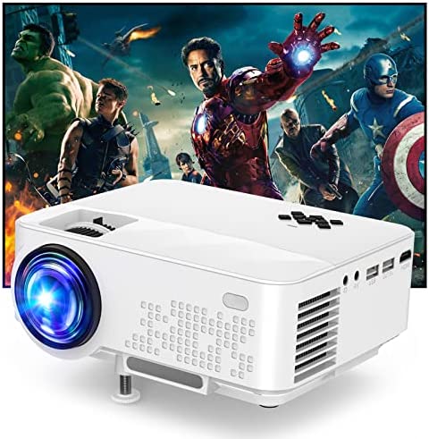Mini Vidéoprojecteur Portable - 7500 Lumen LED Projecteur 1080P Full HD Soutien 240'' Display Home Cinéma pour Smartphone/TV Stick/HDMI/USB/DVD Fiche Technique et Prix au Maroc