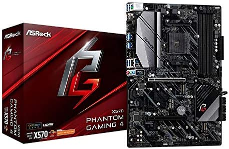 ASRock x570 Phantom Gaming 4, Cartes mères AMD x570, AM4, DDR4, PCIe 4.0, Dual M.2, 2-Way Crossfire, Intel GbE, USB 3.2 Gen2 A, ATX Fiche Technique et Prix au Maroc