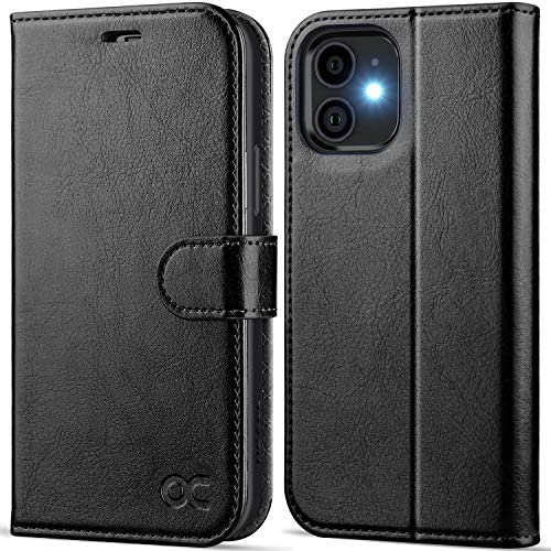 OCASE Etui Coque iPhone 12/12 Pro, Antichoc TPU Housse iPhone 12 Pro Cuir PU Portefeuille [RFID Blocage] [Béquille] [Fentes pour Cartes] Coque pour iPhone 12 Pro/iPhone 12 (6,1 Pouces) - Noir Fiche Technique et Prix au Maroc