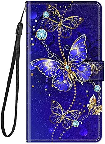 Coque Cuir pour Xiaomi Redmi Note 10 4G / Note 10S Étui à Rabat Motif Dessin pour Filles Femmes, Portefeuille Housse avec Case 360 Degrés Silicone Antichoc Protection Cover Cuir - Papillon Violet Fiche Technique et Prix au Maroc
