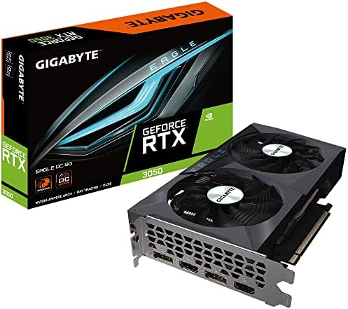 GIGABYTE RTX 3050 GV-N3050EAGLE OC-8GD Noir Fiche Technique et Prix au Maroc
