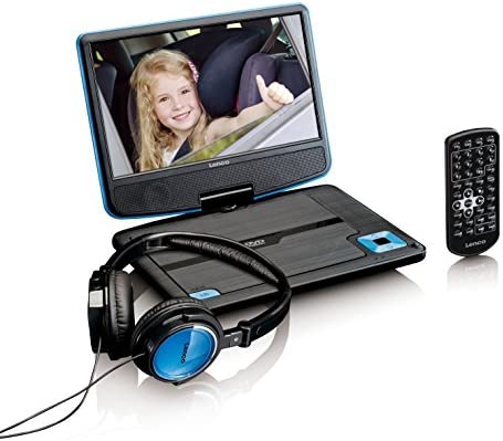 Lenco DVP-910 Lecteur DVD portable Convertible Noir, Bleu 22,9 cm (9") - Lecteurs DVD/Blu-Ray portables (Lecteur DVD portable, Convertible, Noir, Bleu, CD,DVD, 22,9 cm (9"), TFT) Fiche Technique et Prix au Maroc