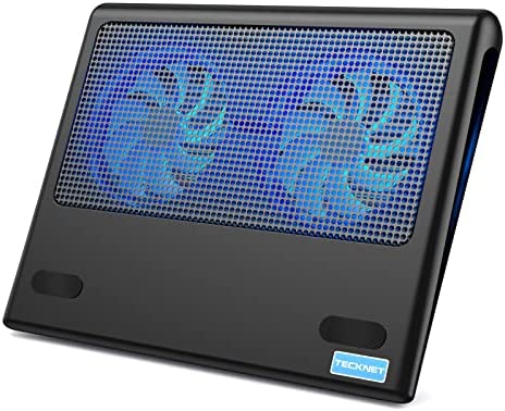 TECKNET Refroidisseurs pour Ordinateur Portable et Notebook, avec 2 Ports USB, 2 Ventilateurs Silencieux, Adapté pour 12-16 Pouces Fiche Technique et Prix au Maroc