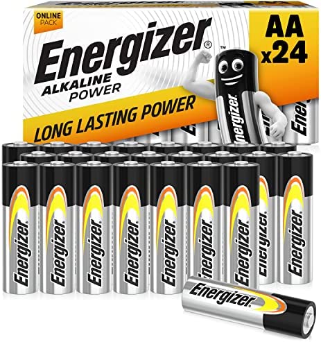 Energizer Piles AA, Alkaline Power, Lot de 24, Pile alcaline [ Amazon Exclusif ] Fiche Technique et Prix au Maroc