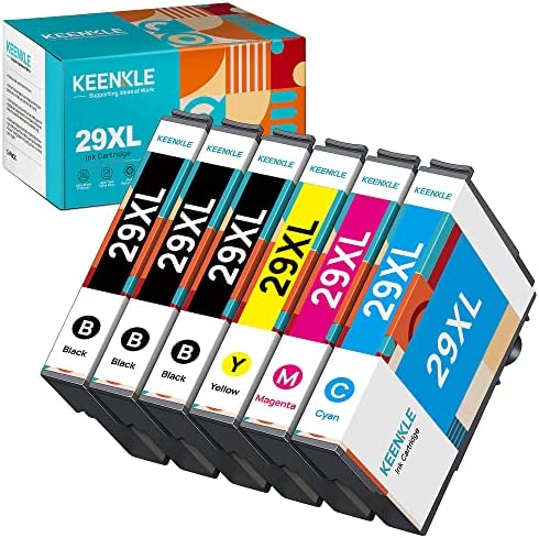 Multipack 29XL Cartouches d'encre Compatible pour Epson 29 29 XL pour XP-255 XP-445 XP-235 XP-345 XP-335 XP-342 XP-435 XP-452 XP-245 XP-355 XP-352 XP-257 Cyan/ Magenta/ Jaune/ Noir, 6-Pack Fiche Technique et Prix au Maroc