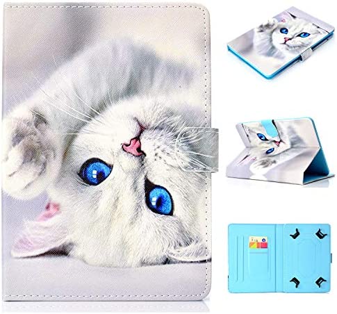 Coque Universel Flip Support Style Housse Pochette pour 10 Pouces Tablette Universal 10 inch Tablet Coque Etui de Protection en Cuir Coque pour Samsung/ASUS/Lenovo 10 Pouces Tablette etc, Chat Fiche Technique et Prix au Maroc