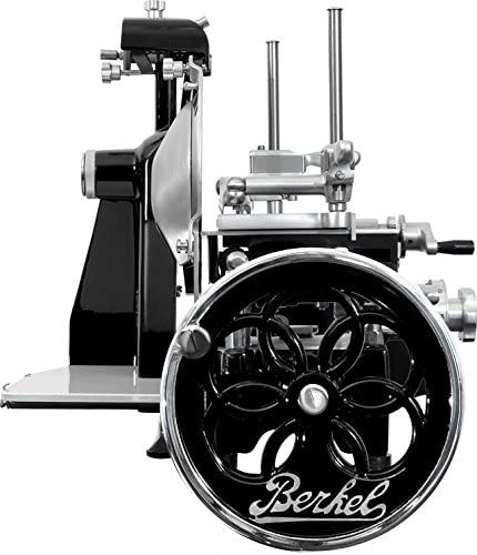 Berkel - Trancheuse VOLANO Mod. B2 - Noir avec des Décorations en ArgentNouveau Modèle 2018 Fiche Technique et Prix au Maroc