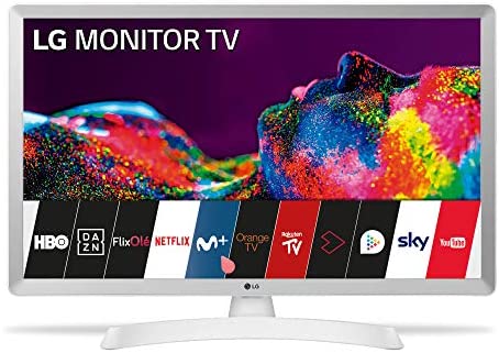 LG - 28TN515S- WZ - Téléviseur-Moniteur Intelligent, 28", écran LED HD (1366 x 768, 16:9, DVB-T2/C/S2, WiFi, Miracast, 10 W, 2 x HDMI 1.4, 1 USB 2.0, Optique, LAN RJ45, VESA 75 x 75), Blanc Fiche Technique et Prix au Maroc