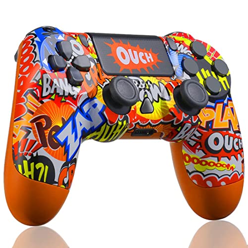 Vniqloo Manette pour PS4 Controller - Impression par transfert d'eau Gaming Joystick Accessoire sans Fil pour PS4/ Slim/Pro/PC Fiche Technique et Prix au Maroc