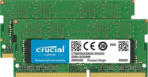 Crucial RAM CT2K16G4S24AM 32Go Kit (2x16Go) DDR4 2400MHz CL17 Mémoire pour Mac Fiche Technique et Prix au Maroc