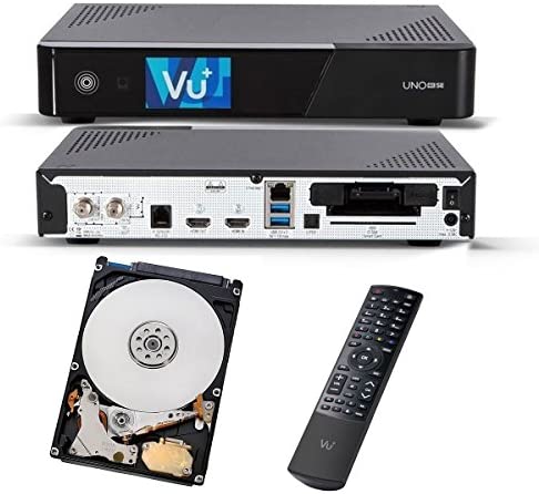 Vu + Uno 4 K se 1 x DVB-S2 Tuner FBC Twin 1TB HDD Linux Récepteur UHD 2160p Fiche Technique et Prix au Maroc