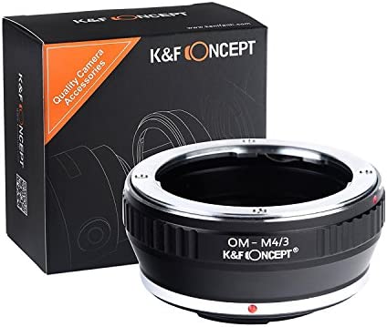 K&F CONCEPT Adaptateur de Monture pour Objectif Olympus Om à Caméra Micro 4/3 Adaptateur pour Appareil Photo Micro 4/3 Bague d'adaptation Noir en Métal Fiche Technique et Prix au Maroc