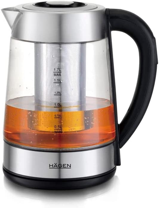 Bouilloire à thé led 1.7l 2200W Hagen HA5019 Fiche Technique et Prix au Maroc