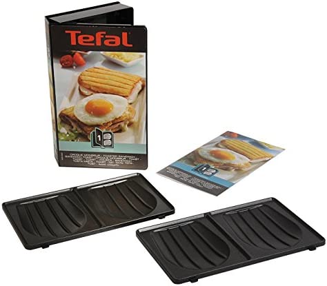Tefal XA800112 Snack Collection - Deux plaques croque monsieur + 1 livre de recettes Fiche Technique et Prix au Maroc