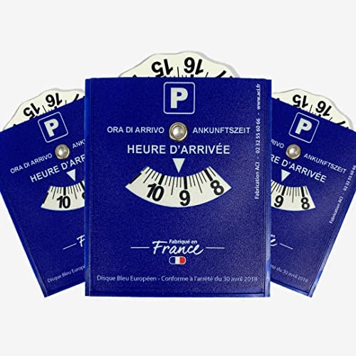 3 Disques Bleus Adhésifs de Stationnement Zone Bleue | Fabriqué en France | Facile Autocollant et Durable | Accessoires Auto Voiture Fiche Technique et Prix au Maroc