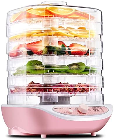 5 Plateaux en Plastique Déshydrateur Alimentaire Séchoir À Fruits Viande Légumes Boeuf Preserver Machine Beaf Jerk (Color : Pink) Fiche Technique et Prix au Maroc