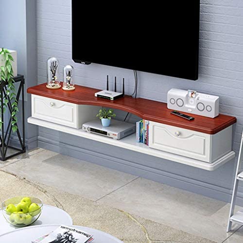Étagère Console murale murale Console de télévision Meuble de télévision Support de télévision Support mural pour tablette Accessoires pour routeur TV Routeur WiFi Boîtier TV Set Top Box Console audio Fiche Technique et Prix au Maroc