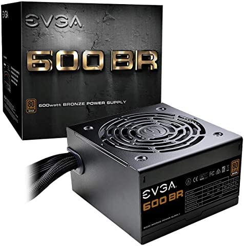 EVGA 600 BR, 80+ BRONZE 600W, 3 Ans de Garantie, Alimentation PC 100-BR-0600-K2 Fiche Technique et Prix au Maroc