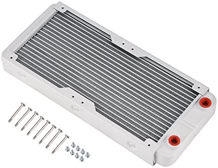 Radiateur PC en Aluminium, Radiateur Refroidi par Eau de 240 mm, Filetage G1/4 Refroidi par Eau pour Ordinateur, Système de Refroidissement par Eau Adapté aux Ordinateurs, Purificateurs d'air Fiche Technique et Prix au Maroc