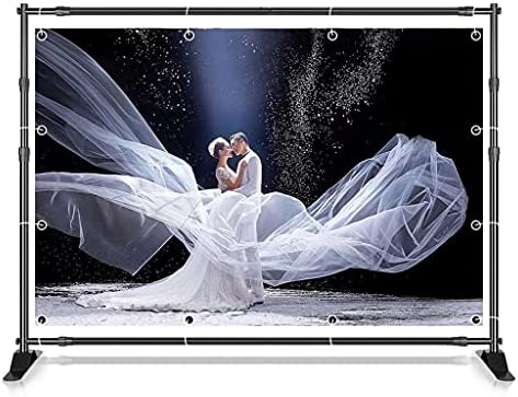 SMDMM Système De Support De Panneau De Support Arrière-Plan en Arrière-Plan À Double Transversale pour La Photographie Photo Studio Muslin Green Screen (Size : 3.4x2.7M) Fiche Technique et Prix au Maroc