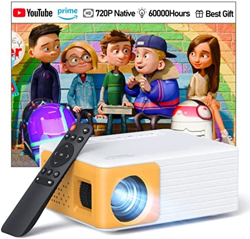 Mini Projecteur Video - Vidéoprojecteur Portable 1080P Full HD Soutien, YOTON Retroprojecteur pour Téléphone/PC/PS4, Projector Compatible avec USB/HDMI/SD/AV, Cadeau pour Les Enfants Fiche Technique et Prix au Maroc