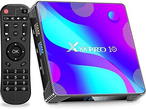Boîtier TV Android 11.0 4 Go RAM 64 Go ROM, Android Box RK3318 Quad-Core Cortex-A53 CPU Prend en charge 4K HD 3D vidéo 2.4G 5G Dual WiFi BT 4.0 USB 3.0 Smart TV Box Fiche Technique et Prix au Maroc