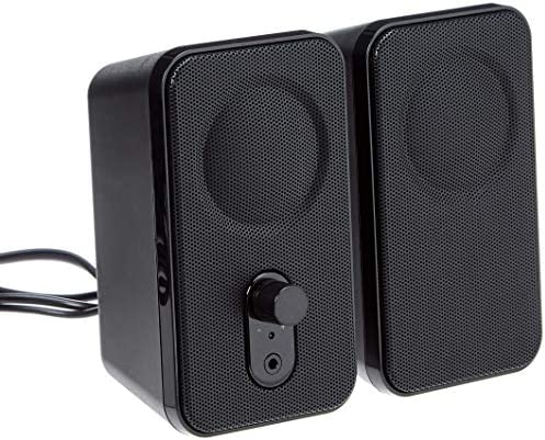 Amazon Basics Haut-parleurs pour ordinateurs de bureau ou portables | Alimentation secteur (prise UE) Fiche Technique et Prix au Maroc