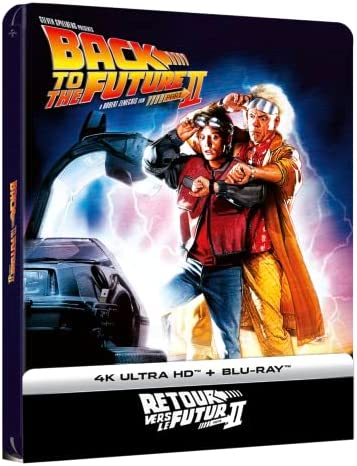 Retour vers Le Futur II [4K Ultra HD + Blu-Ray-Édition boîtier SteelBook] Fiche Technique et Prix au Maroc