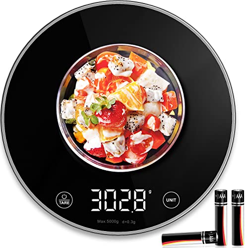 VOCOO Balance de Cuisine Electronique Balance Alimentaire de Haute Précision 5kg/0.3g ,Écran LED Verre Trempé ,Gris Spatial,Multi Fonctions Tare Auto-arrêt,Gris Spatial(Batteries Incluses) Fiche Technique et Prix au Maroc