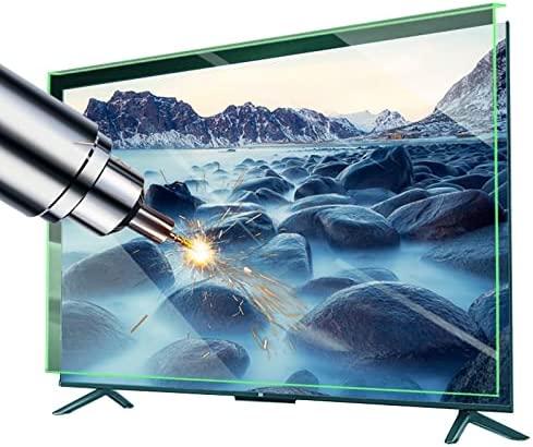 MZNTBW 32-50 Pouces Protecteur D'écran De Télévision, TV Film de Protection D'écran pour LCD LED, Filtre D'écran Anti-lumière Bleue, Installation Suspendue50in 112X65cm Fiche Technique et Prix au Maroc