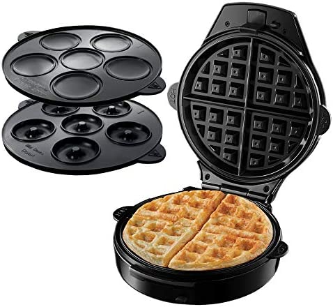 Russell Hobbs Gaufrier 3en1 900W, Plaque Gaufre, Cupcake et Donut - 24620-56 Fiesta Fiche Technique et Prix au Maroc