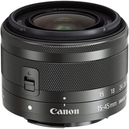 Canon 0572C005AA Objectif EF-M 15-45mm f/3.5-6.3 is STM pour EOS M Graphite Fiche Technique et Prix au Maroc