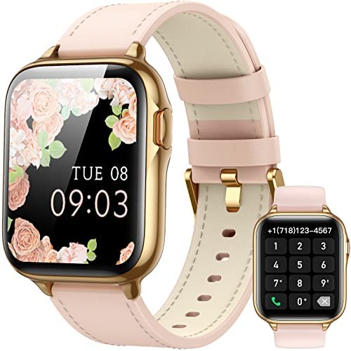 Parsonver Montre Connectée Femme avec Appel Bluetooth, 1,7'' Smartwatch Sport Étanche IP68 avec Podomètre Fréquence Cardiaque, Bracelet Intelligent Numérotation Bluetooth pour Android iOS-Or Rose Fiche Technique et Prix au Maroc