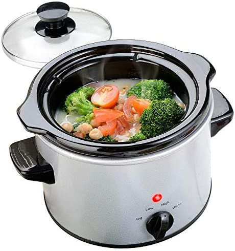 Mijoteuse électrique 100 W avec cuve en céramique et couvercle en verre, 1,4 L [Rosenstein & Söhne] Fiche Technique et Prix au Maroc