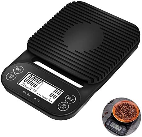 CestMall échelle café numérique, électrique Balance de Cuisine avec LED affichange Multifonctions Alimentation Cuisine précision de Scales Pro 0,1g / 0,1 oz / 0,1 ML Fiche Technique et Prix au Maroc
