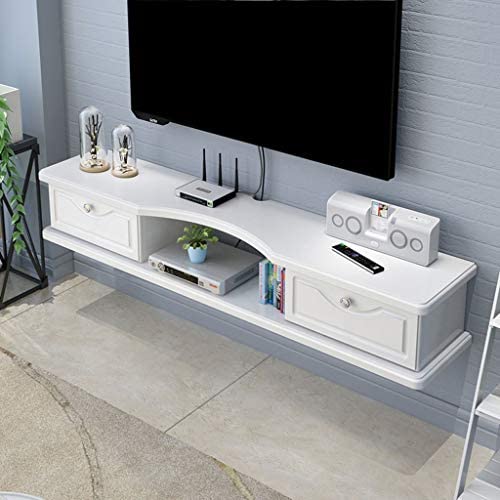 Étagère Console murale murale Console de télévision Meuble de télévision Support de télévision Support mural pour tablette Accessoires pour routeur TV Routeur WiFi Boîtier TV Set Top Box Console audio Fiche Technique et Prix au Maroc