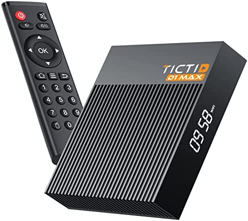 Android TV Box Android 11.0【4G+64G】 Amlogic S905X4 Boitier Android TV D1 Max Quad-Core 64bit Cortex-A55 / WiFi 2.4G / 5.0G / Bluetooth 4.0 / 4K / HD / USB 3.0 / H.265 TV Box Android Fiche Technique et Prix au Maroc