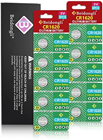CR1620 Piles Bouton Batterie CR 1620 3V Lithium Batteries 10 Piles 【5 Ans Garantie】 Fiche Technique et Prix au Maroc