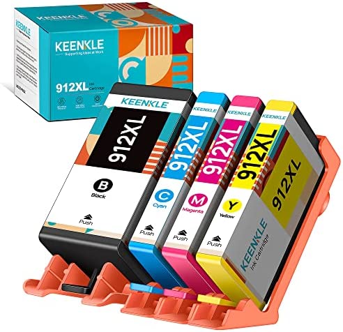 912XL (3YP34AE) Cartouches d'encre Remplacement pour HP 912 XL Multipack pour Officejet Pro 8022 8023 8024 8025 8030 pour Officejet 8012 8014 8015 8017 8018 8010 Imprimantes (Noir Cyan Magenta Jaune) Fiche Technique et Prix au Maroc