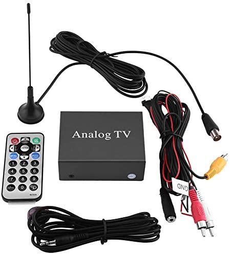 Dweekiy Récepteur Automatique de Voiture Récepteur de télévision Mobile Tuner TV analogique Boîtier de Signal Puissant avec télécommande d'antenne Fiche Technique et Prix au Maroc