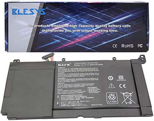 BLESYS 49Wh Batterie B31N1336 A42-S551 C31-S551 Batterie pour PC Portable ASUS VivoBook A551L A551LN R533L K551LN K551L R553L R553LF R553LN V551L S551L S551L S551LN S551LF Fiche Technique et Prix au Maroc