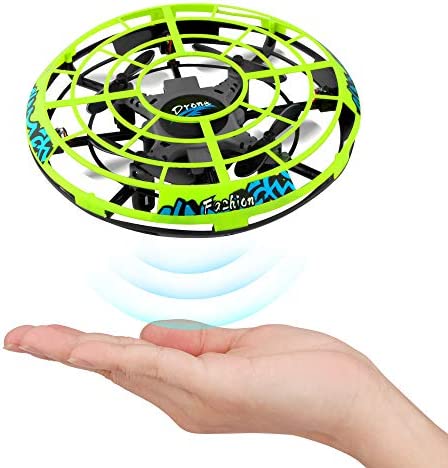 Baztoy UFO Mini Drone, Jouets Pour Enfants Hélicoptère Contrôlé À La Main Quadricoptère Infrarouge Induction Télécommande Avion Anniversaire Cadeaux Garçon Fille Adulte Intérieur Extérieur Jardin Jeux Fiche Technique et Prix au Maroc