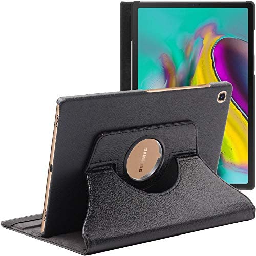 ebestStar - Coque Compatible avec Samsung Galaxy Tab S5e 10.5 T720/T725 Housse Protection Etui PU Cuir Support Rotatif 360, Noir [Tab: 245 x 160 x 5.5mm, 10.5''] Fiche Technique et Prix au Maroc