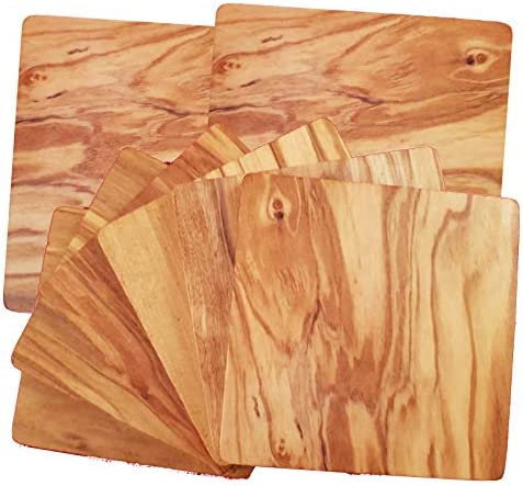 8 Raclette Planche/Dessous de qualité pour raclettepfännchen en bois d'olivier Fiche Technique et Prix au Maroc