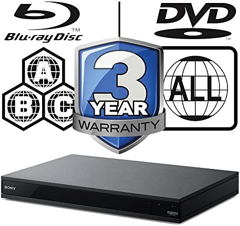 Sony UBP-X800M2 Region Free Blu-ray Player Lecteur DVD Blu-Ray 4K Ultra HD region A, B, C 0-8 Dolby Atmos Dolby Vision Fiche Technique et Prix au Maroc