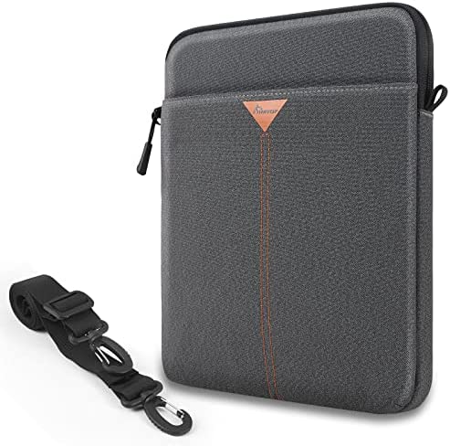 SIMTOP Sacoche pour tablette 12,9 pouces avec poches de rangement, compatible avec iPad air 2022, sac de transport étanche pour iPad, porte-documents, accessoires pour tablette, porte-documents (Gris) Fiche Technique et Prix au Maroc