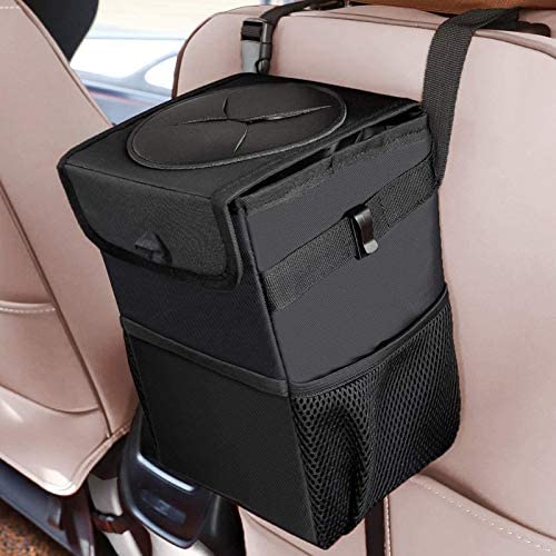 Winzwon Poubelle de Voiture, 6L Pliable Imperméable Sac à Ordures Organisateur de Voiture, Multipurpose Pliables Sac de Rangement Voiture, Voiture Rangement (6L) Fiche Technique et Prix au Maroc