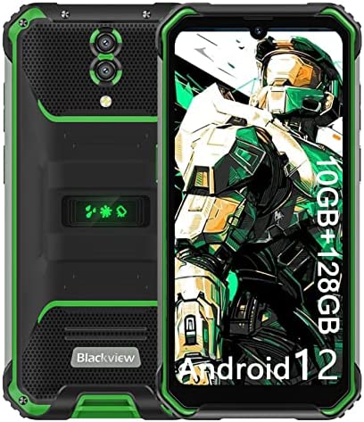Blackview BV7200 Android12 Téléphone Portable Incassable,10Go+128Go/SD-1To,50MP+8MP,Helio G85,6.1'' HD+,5180mAh(18W),Smartphone Débloqué1.8M Résistant/Indicator Light/4G Dual SIM/NFC Fiche Technique et Prix au Maroc
